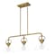 Quoizel Webster 3-Light Weathered Brass Island Light WBS136WS - alternate 6